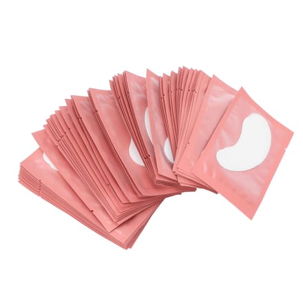 100 paires de patchs de papier jetables pour faux cils inférieurs brown