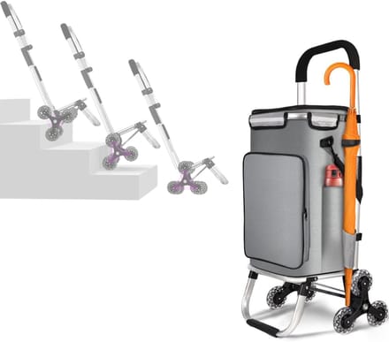CLVP® Boodschappentrolley met Koelvak - Boodschappenwagen - Boodschappenkar