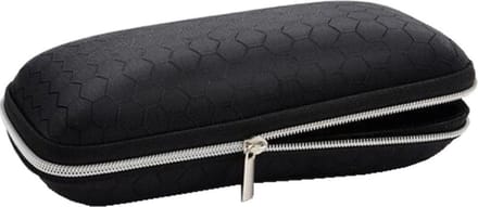 Fako Bijoux® - Brillenkoker - EVA - Met Rits - Nylon - Zwart