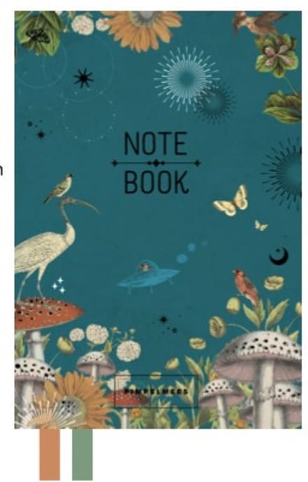 Pimpelmees notebook A6 - BLUE