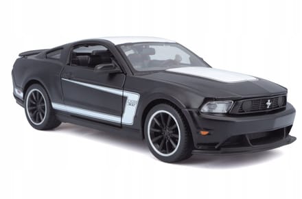 Maisto Ford Mustang Boss 302 2011 Modelauto 1:24 Mat Zwart