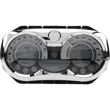 LCD Digitale Jet Ski Snelheidsmeter 278002326 Digitale Meter met Verchroomde Rand Vervanging voor Sea Doo 4 TEC LTD SC STD WAKE gray