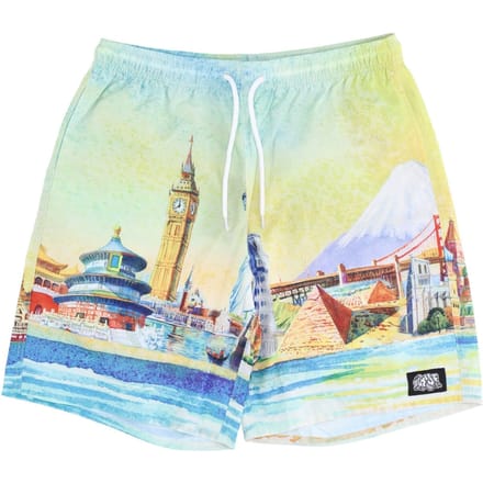 Culture Easy Short herenshort geel