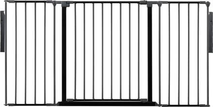 Safetots Kamerbreedhek, Panelenhek, Tot 148cm Breed, Zwart, 70cm Hoog
