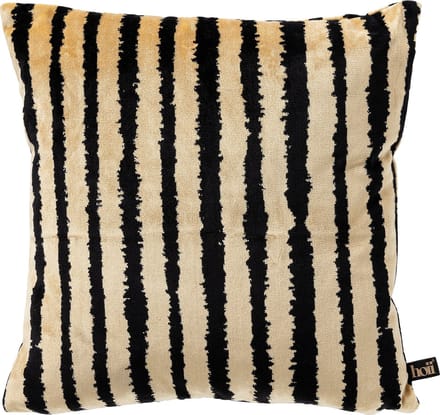 LORENZO | sierkussen 45x45 cm | Raven | zwart | multicolor | Hoii | met duurzame kussenvulling