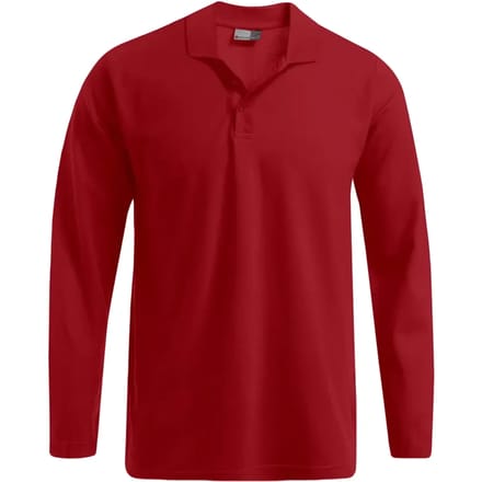 Promodoro Men´s Heavy Polo Long Sleeve E4600 - Fire red - S
