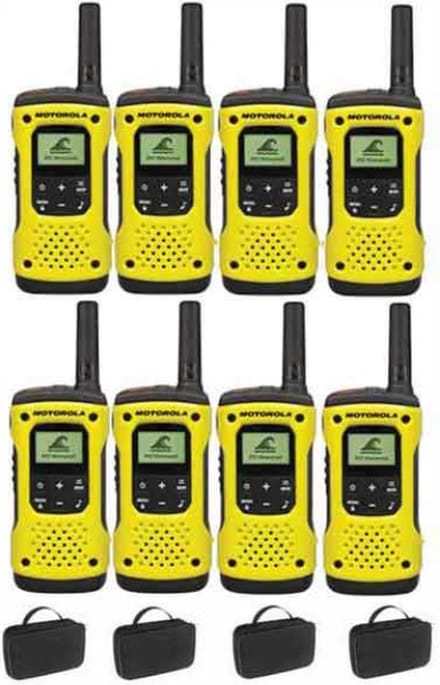Set van 8 Motorola TLKR T92 H2O IP67 PMR446 Portofoons
