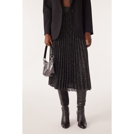 BA&SH Jupe Camille Noir Taglia: 36 | Minigonne Outlet | Donna