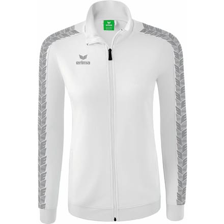 Erima Essential Team Tracktop Jack Dames - Monument Grey / Wit | Maat: 40