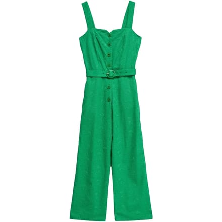 Geborduurde linnen jumpsuit vrouw Salsa Jeans