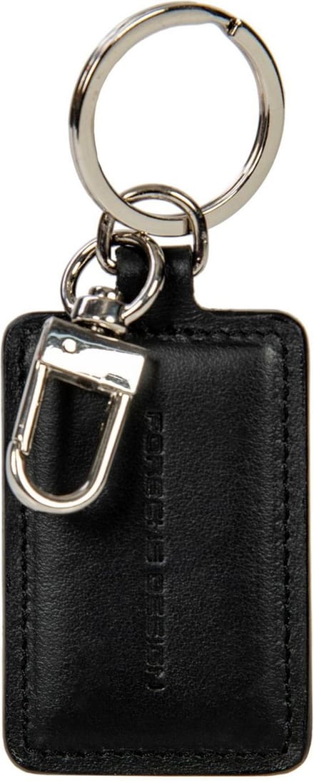 PORSCHE DESIGN Sleutelhanger Keyring Square Black Zwart