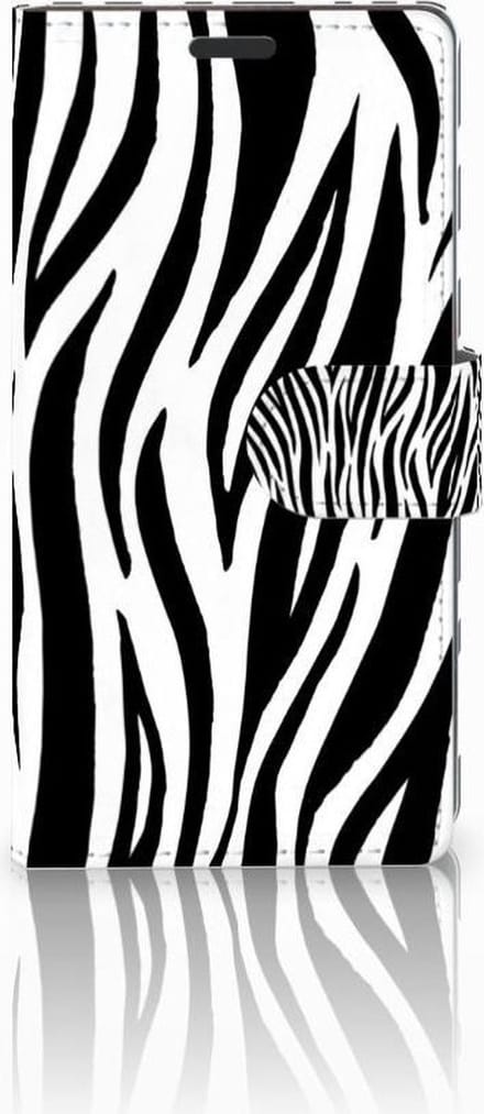 Sony Xperia Z3 Telefoonhoesje met Pasjes Zebra
