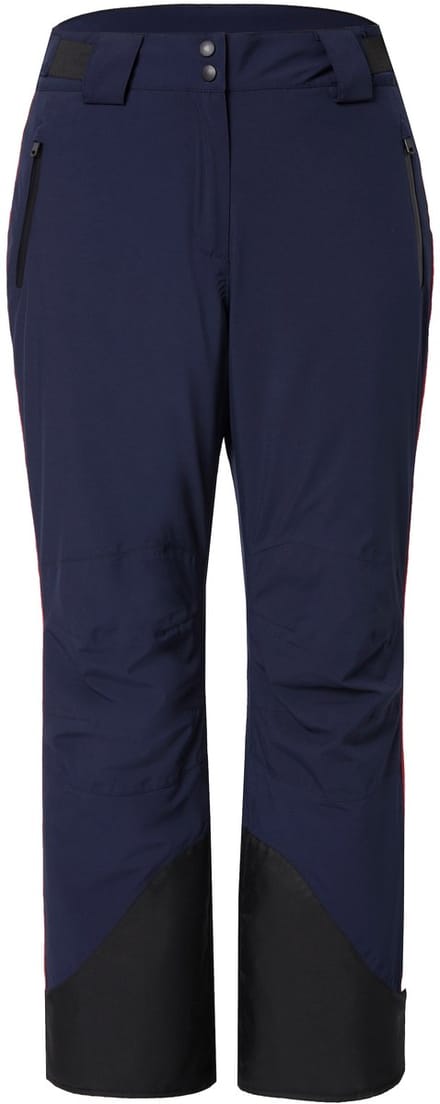 Ulla Popken - Dames - Performance-broek waterdicht ritszakken sneeuwrok - Marine - Maat 48