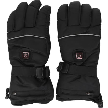 Elektrisch Verwarmde Handschoenen Temperatuur Regelbaar Touchscreen Handschoenen Waterdichte Warme Handschoenen black