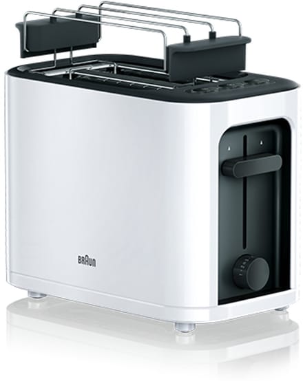 Braun Broodrooster - Broodrooster Wit - 1000 W - HT3000WH