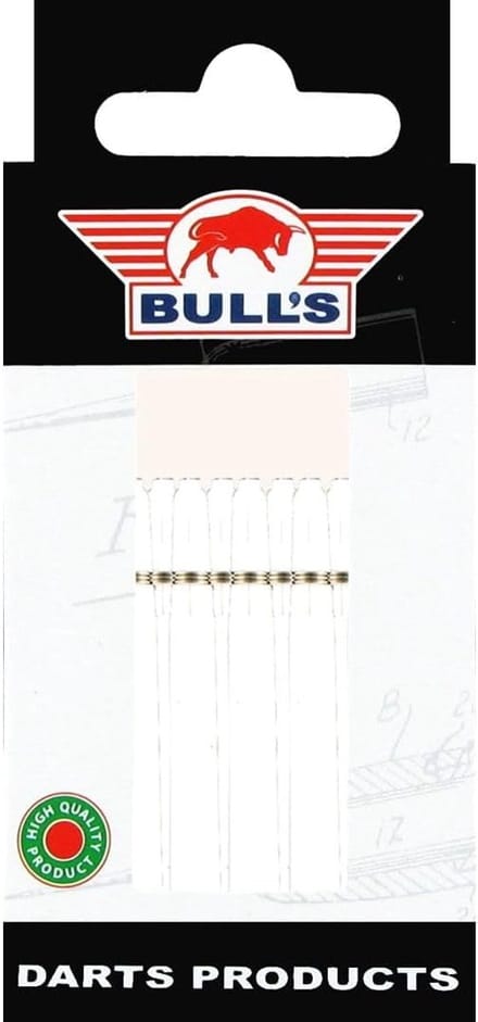 Dart Shafts - Pijltjes Accessoires - Darts Spelen - Lange Nylon Constructie - Standaard Lengte - Wit