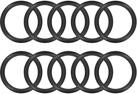 sourcing map Nitrilrubber O-afdichtingen 33 mm OD 25 mm ID 4 mm breedte metrische afdichting 10 stuks