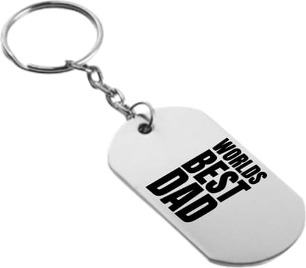 Akyol - werelds beste vader sleutelhanger - Vader - familie - cadeau - 54 x 29mm