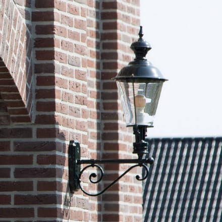 K.S. Verlichting NOTARIS L - Buitenwandlamp, zwart