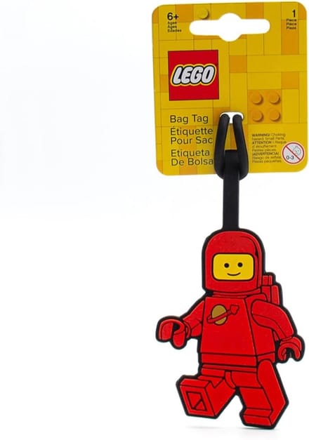 Euromic LEGO® Iconic Spaceman Red bag tag