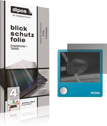 dipos – Matte Privacy Screenprotector geschikt voor PicPak E-Ink Display | Anti-Spy Beschermfolie