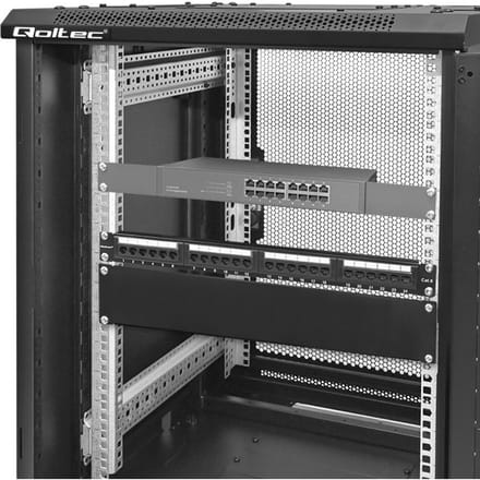 Qoltec massief stalen kast met blinde panelen RACK 19 " |   2U