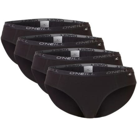 O'Neill Dames Bikini Slip 4-Pack Zwart - Maat S