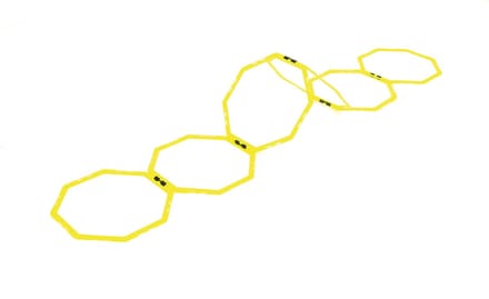 Hexagon loopladder - Speedladder met 6 vakken - Agility grid - Ciclón Sports