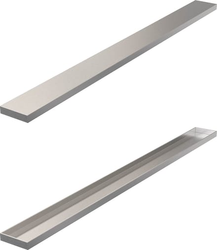 Brauer Los multifunctioneel rooster 7 x 80 RVS geborsteld