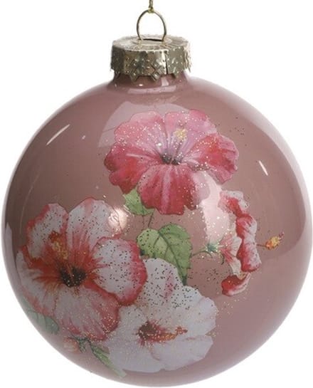 HomeBound by KY | Glazen bal bloemenprint | kerstbal