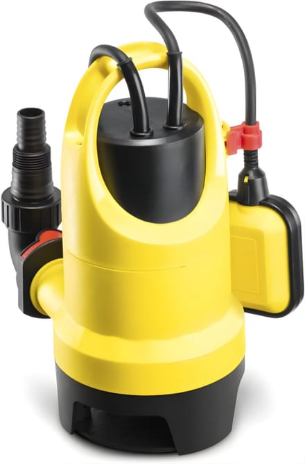 DnA® Dompelpomp - Dompelpomp Vuil Water - Dompelpomp Zwembad - Geel - 22cm x 16cm x 34cm