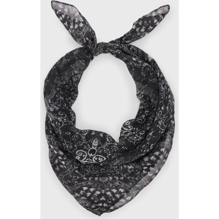 John Varvatos Distressed Paisley Printe Steel Grey Größe: OS | Schals Outlet | Herren | Grau