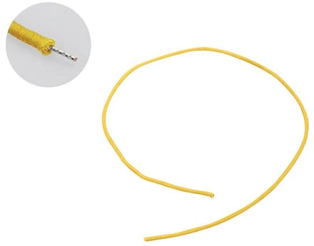 Boston PBW1/YE Push Back Wire – Geel, 30 cm, Gavitt, USA Made