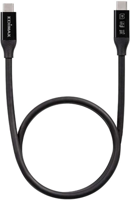 EDIMAX UC4-0050TB USB-kabel USB 4.0, Thunderbolt 3 USB-C stekker 0.50 m Zwart