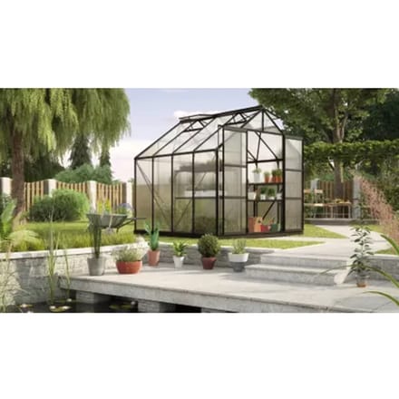 Vitavia Tuinkas Uranus 6700 - Polycarbonaat 4mm - Zwart - 257x258x248cm