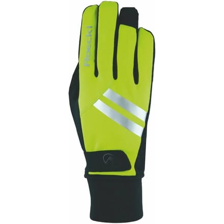 Roeckl Ravensburg Black - Fietshandschoenen winter Unisex Neon Yellow - 7