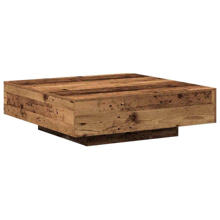 vidaXL - Salontafel - Oud - Hout - 100 - x - 100 - x - 31 - cm