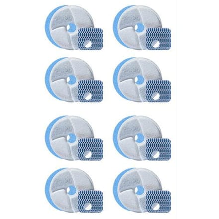 8 STUKS Vervangende Filters voor WF040 Kattenwaterfontein replacement filter white