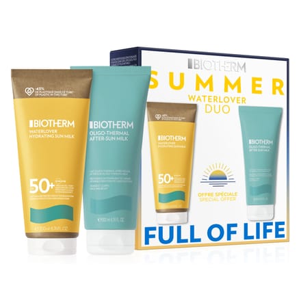 Biotherm Waterlover Sun Milk | 200 ml + 200 ml | Set 2 st