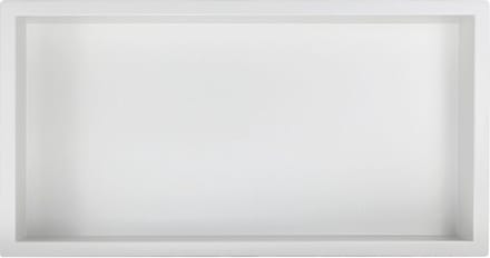 Mat Wit RVS Inbouwnis 30x60x7cm - Inbouwnis badkamer en Douche