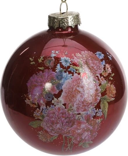 HomeBound by KY | Glazen bal bloemenprint | glazen bal