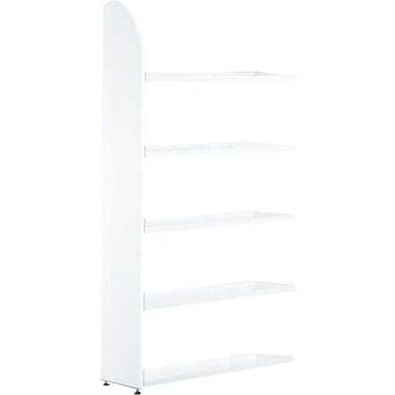 Open kast Dante®, stellingsectie, H 1900 x B 1000 mm, zonder achterwand, wit