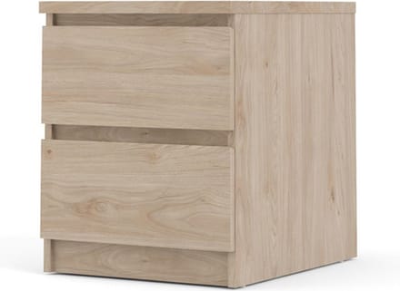 Nada nachtkastje 2 laden Hickory decor.