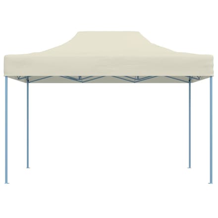 vidaXL - Partytent - inklapbaar - 3x4 - m - staal - crème