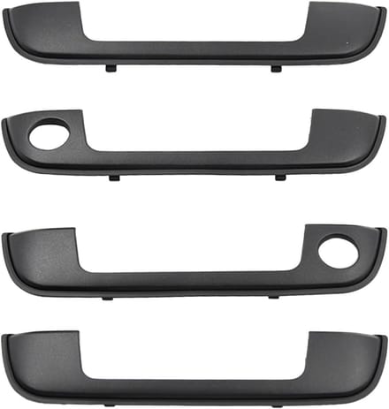 Mmgoqqt-Auto buitendeurgreep 51218122442 Zwarte deurgreepframe-afwerkingsset voor E36 E34 E32