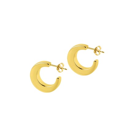 Goud Plated C Hoops