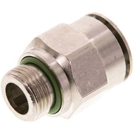 16mm x G3/8'' Messing Insteekfitting Buitendraad FKM