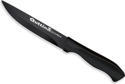 Quttin Dark keukenmes 11 cm zwart