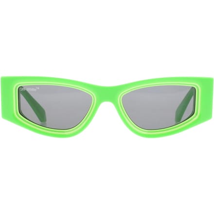 Off White Andy geometrische zonnebril (Groen)