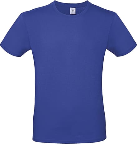 Classic E150 T-shirt B&C Collectie Kobaltblauw Maat S